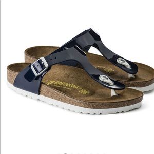 Birkenstock Gizeh Navy size 39 NWT